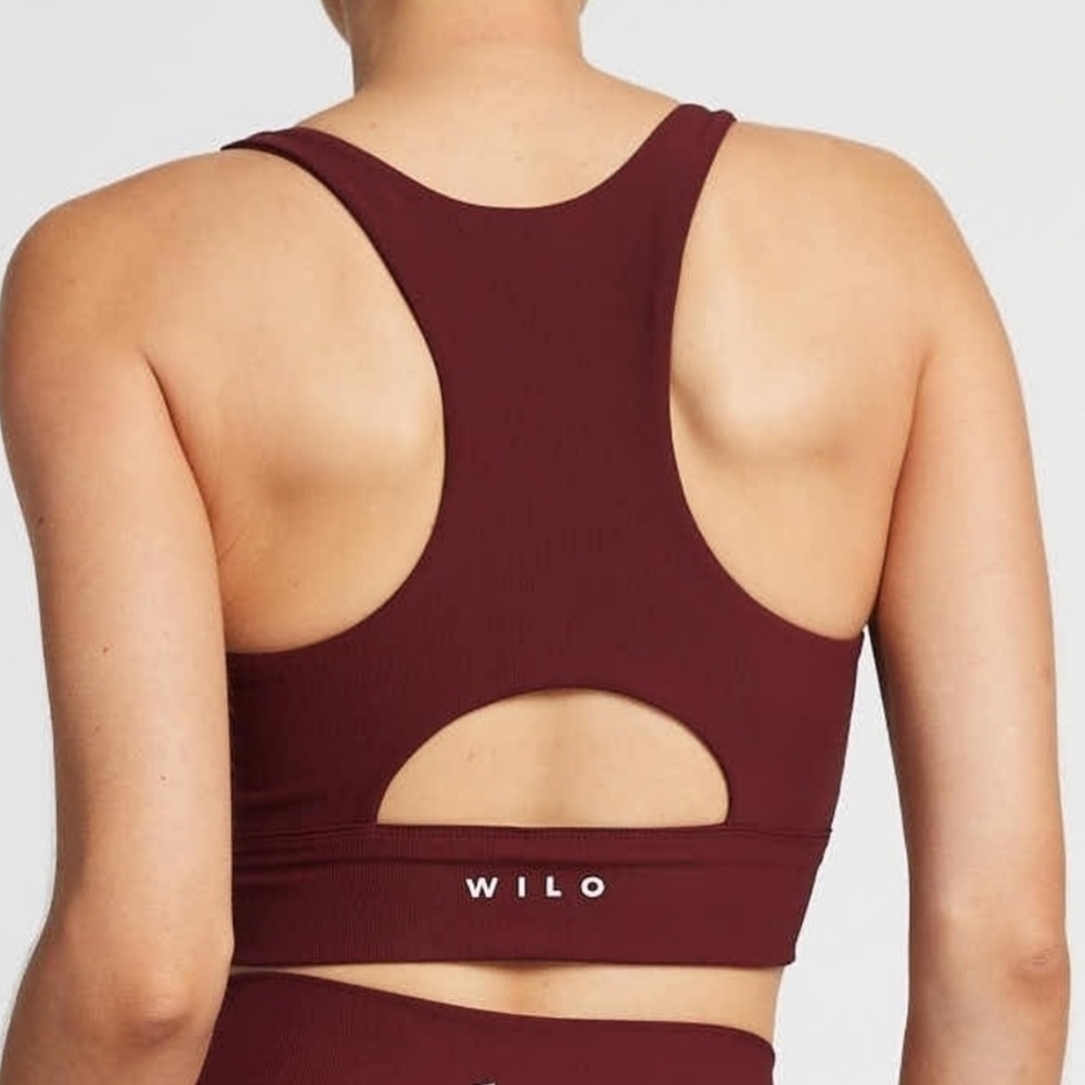 Wilo Pink Ribbed Sports bra - Picture 8 of 8